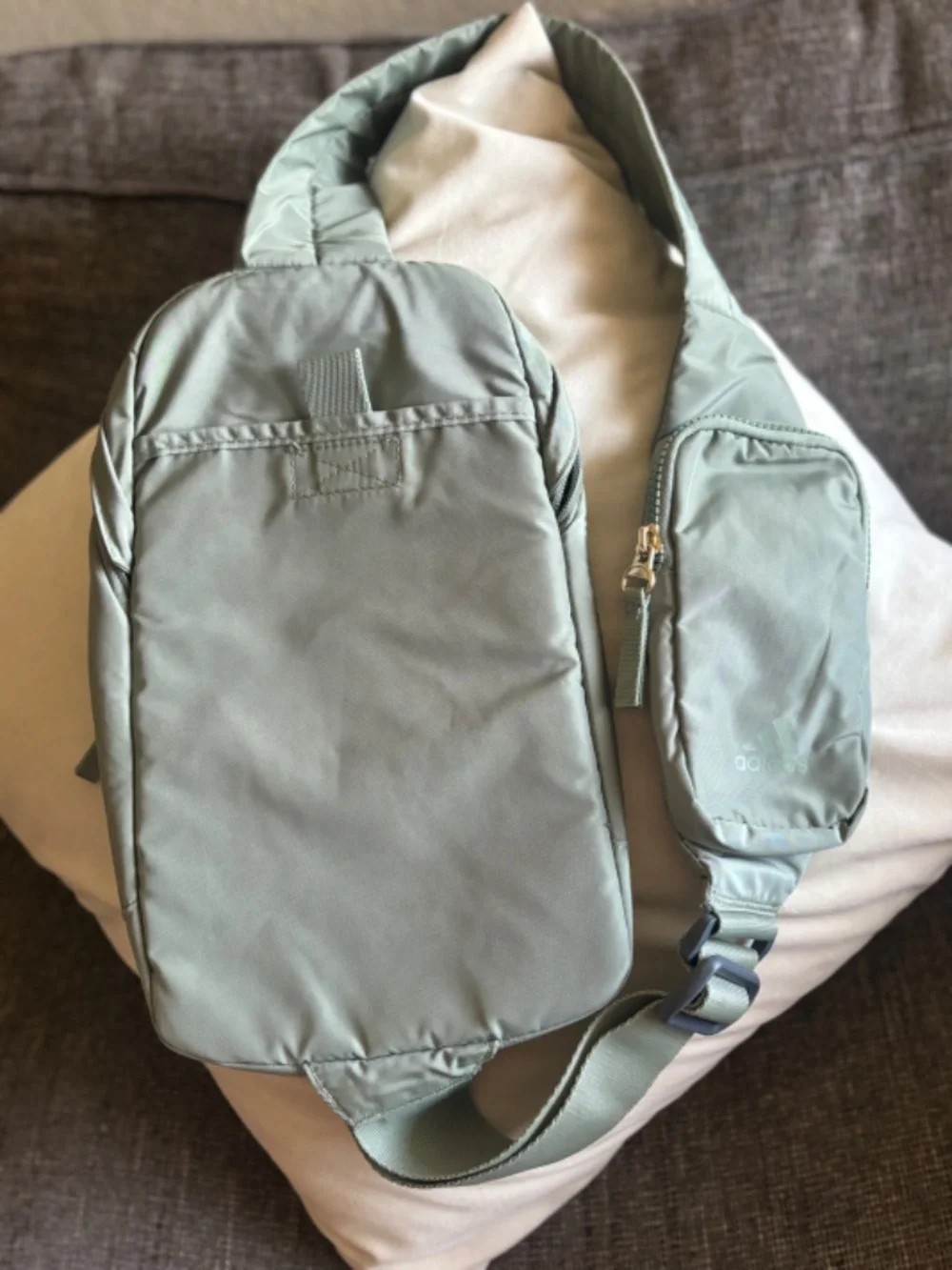 Adidas Blue-Green Crossbody Sling Bag